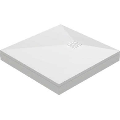 Душевой поддон Essentia квадратный Белый 900x900mm